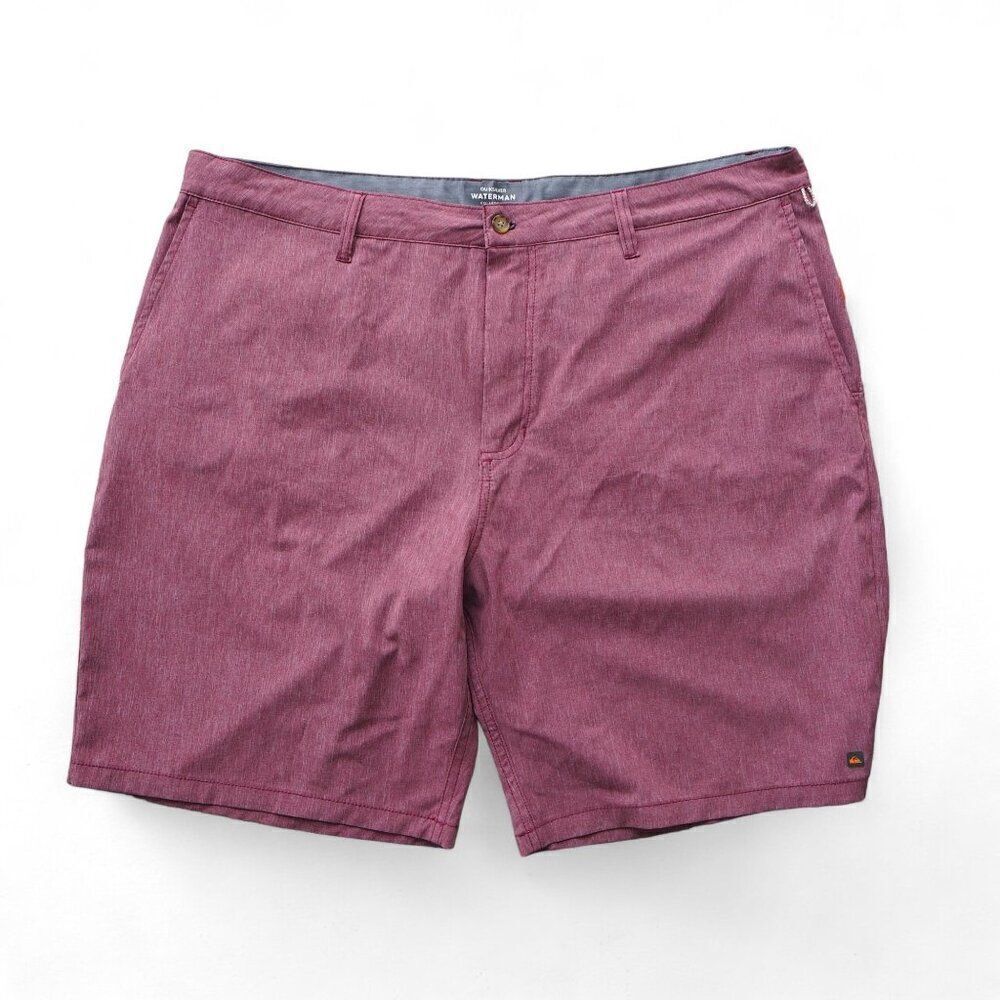 Quiksilver Waterman Collection Suva Amphibian 9.5" Hybrid Shorts Heather Red Men